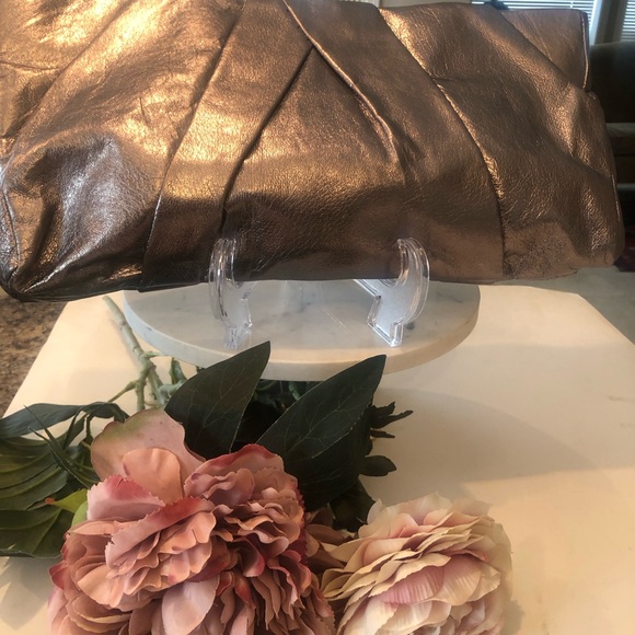 Halston Heritage Leather Clutch Bag - Picture 7 of 7